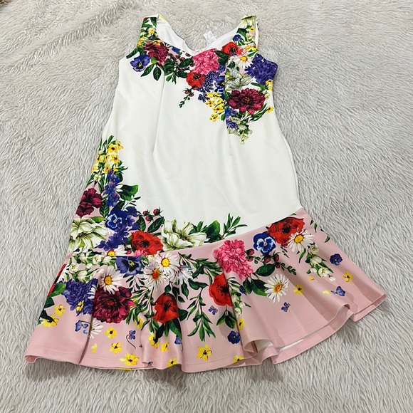 VENUS Dresses & Skirts - Venus women’s floral rhinestone sparkling body-con dress size xl